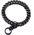 Two-tone Polished Gold Titanium Steel Necklace