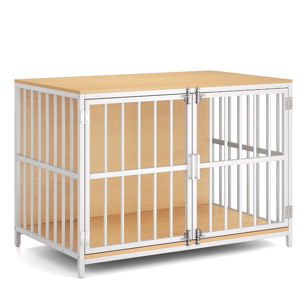40 Inch Dog Crate Furniture Dog Kennel with Dual Lockable Double Doors