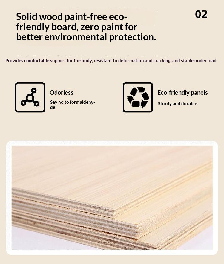 All-season Eco-friendly Solid Wood Pet Furniture, Washable & Breathable Cat Dog Bed