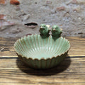 European Style Zakka Bird Feeder, Ceramic Fruit Plate, Creative Bird Flower Pot Kiln, Fleshy Flower Pot Assortment