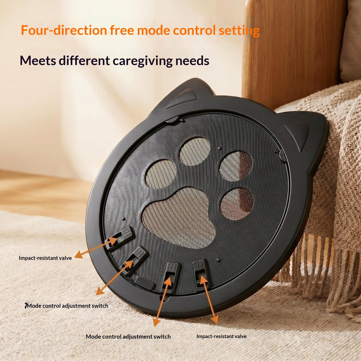 Directional Pet Door With 4-Way Lock