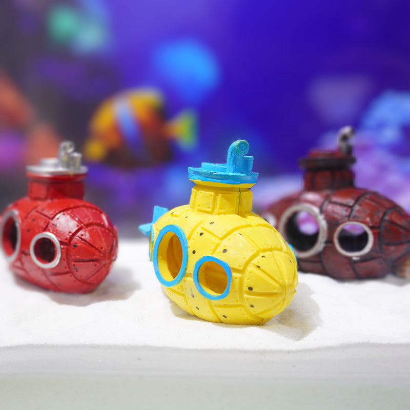 Aquarium PVC Decoration Hiding House Ornament