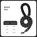 Thickened Reflective Dog Leash - Durable Nylon Pet Walking Lead for Medium Large Dogs