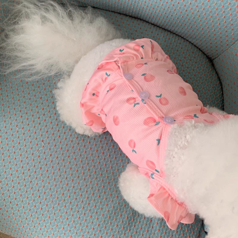 Pet Dog Clothing Vest Springsummer Thin Style