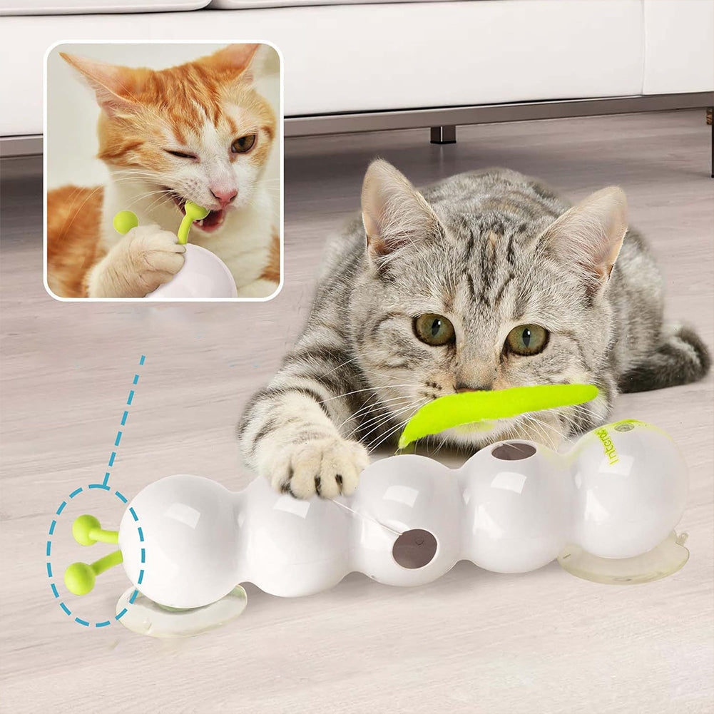 Smart Interactive Cat Toy  With Moving Tail Motion Activated Rechargeable