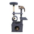 48 Inches Tall Cat Tree Multi-Level Kitten Tower with Large Condo Padded Top Perch