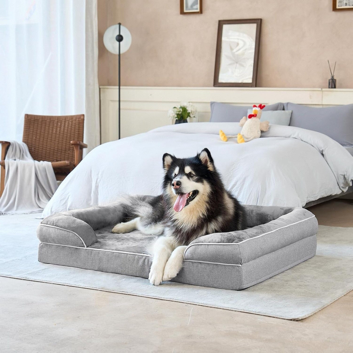 Waterproof Dog Bed With Removable Washable Cover Pet Supplies