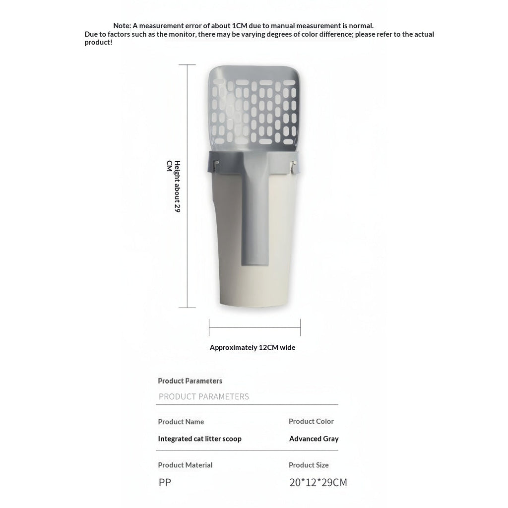 Integrated Cat Litter Scoop
