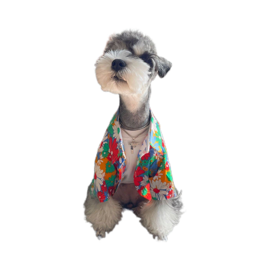 Shiba Inu Beach-style Trendy Pet Shirt Unique Personality