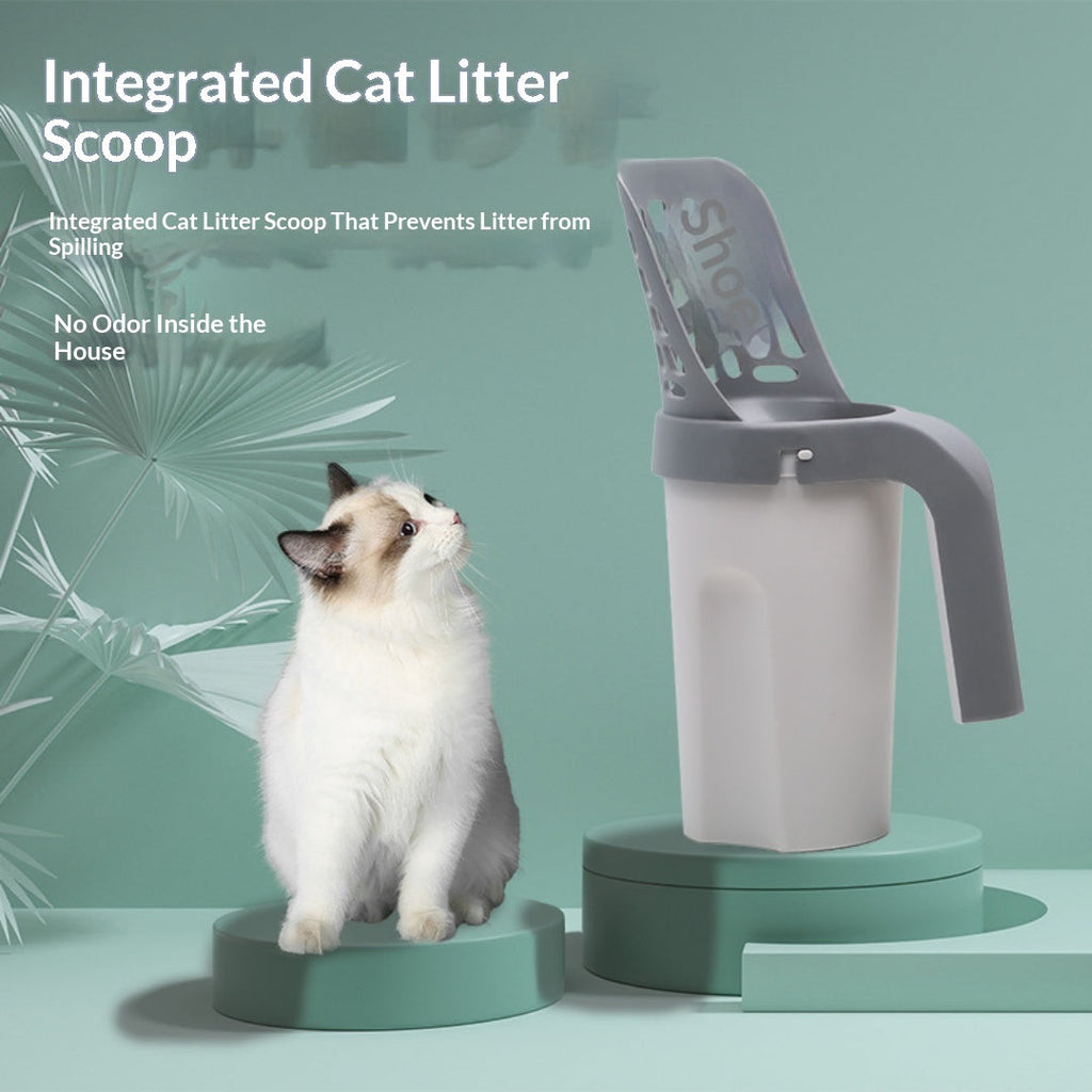 Integrated Cat Litter Scoop
