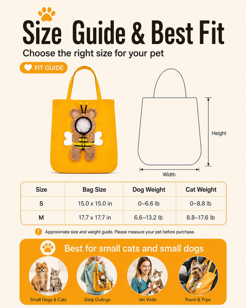 Paw Peek Bag, Breathable Pet Canvas Shoulder Carrier, Cat Dog Tote Colorful Animal Shapes Carrying Bag With Head-Out Design Adjustable Neck Small Dog Cat Carrier For Outdoor Use