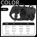 Dog Tactical Chest Harness With Multi-function Leash