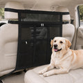 Car Dog Barrier With Hook And Loop Fastener Dual Zipper For Car SUV Breathable Mesh Barrier With Hook And Loop Fastener Keeps Pets Safely In Back Seat. Easy Installation