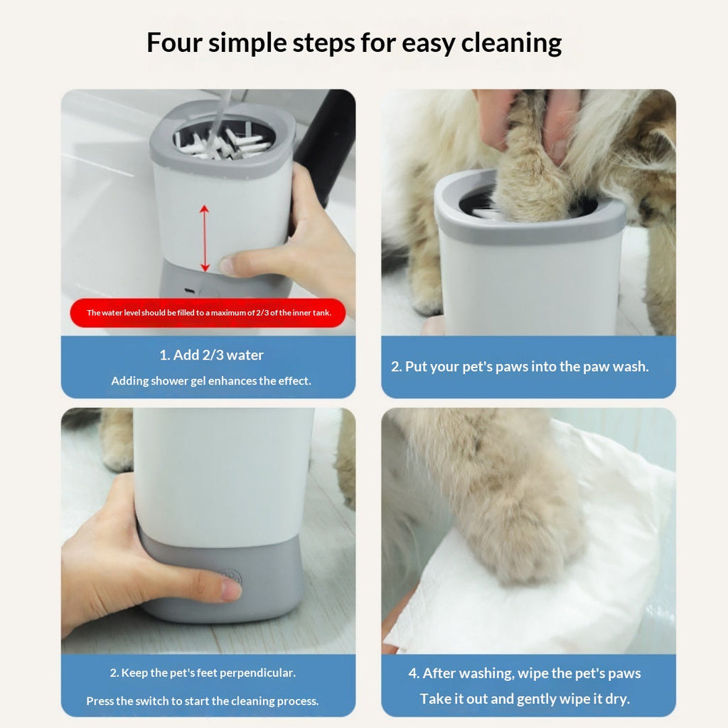 Automatic Pet Paw Cleaner