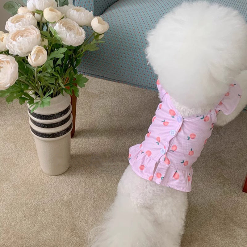 Pet Dog Clothing Vest Springsummer Thin Style