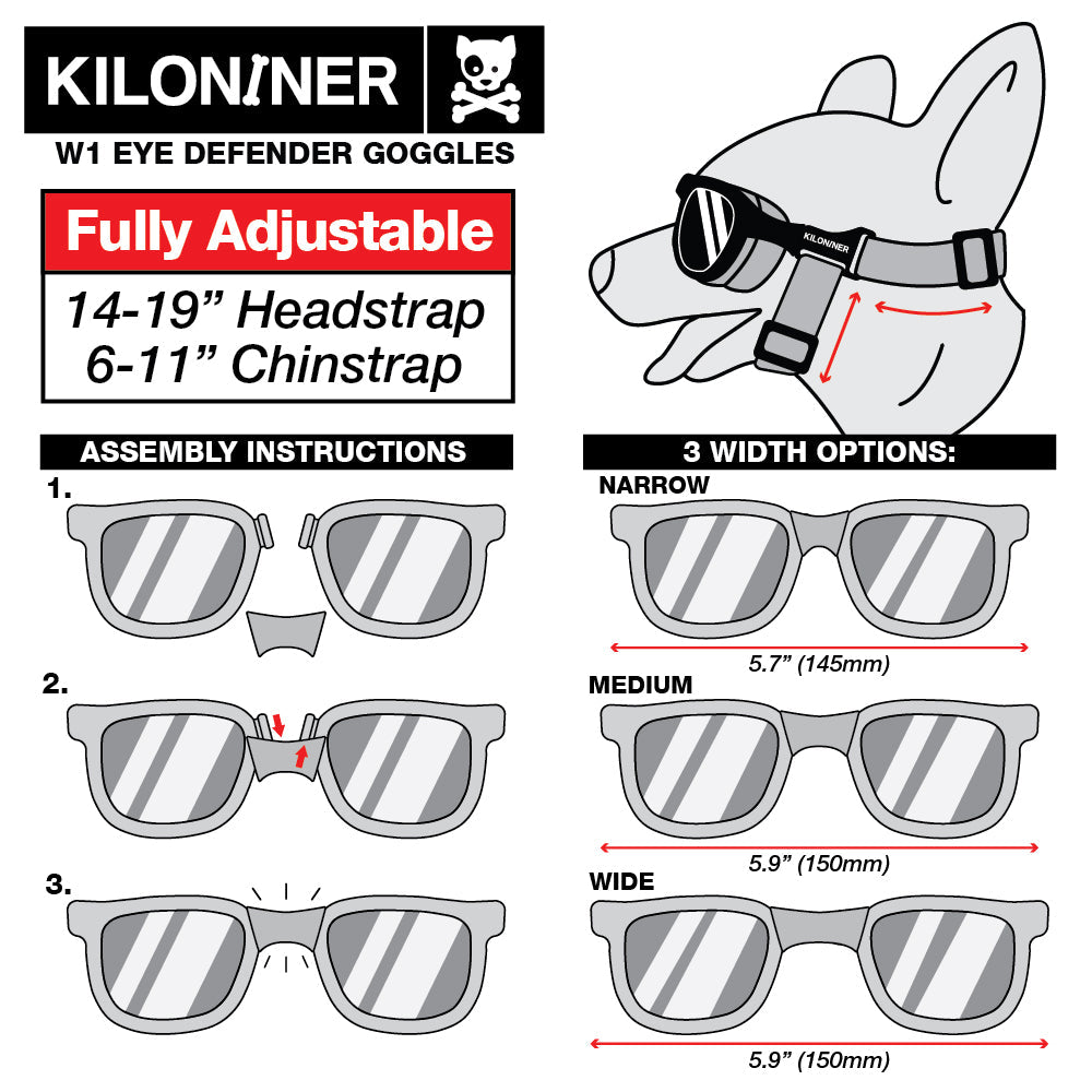 W1 Eye Defender Goggles