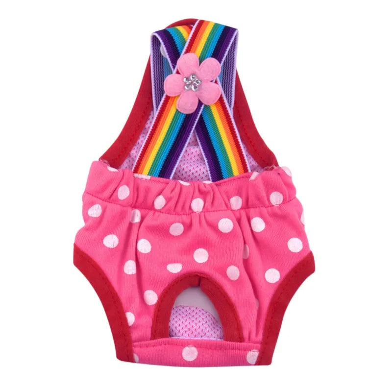 Dots Pet Dog Shorts Diaper, Sanitary, Physiological, Menstruation Underwear briefs