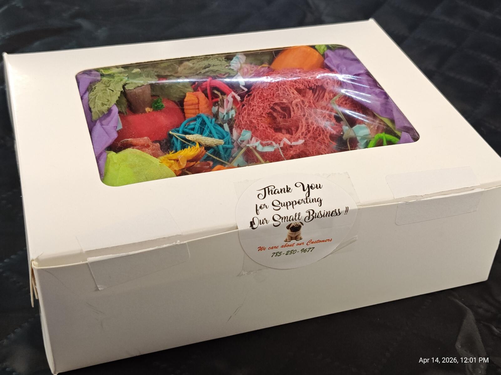 "Ultimate" Toy, Chew and Treat Box - Chinchillas, Guinea Pigs, Rabbits, Rats