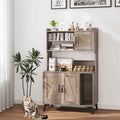 Large Cat Litter Box Enclosure with Display Storage Shelves-Oak