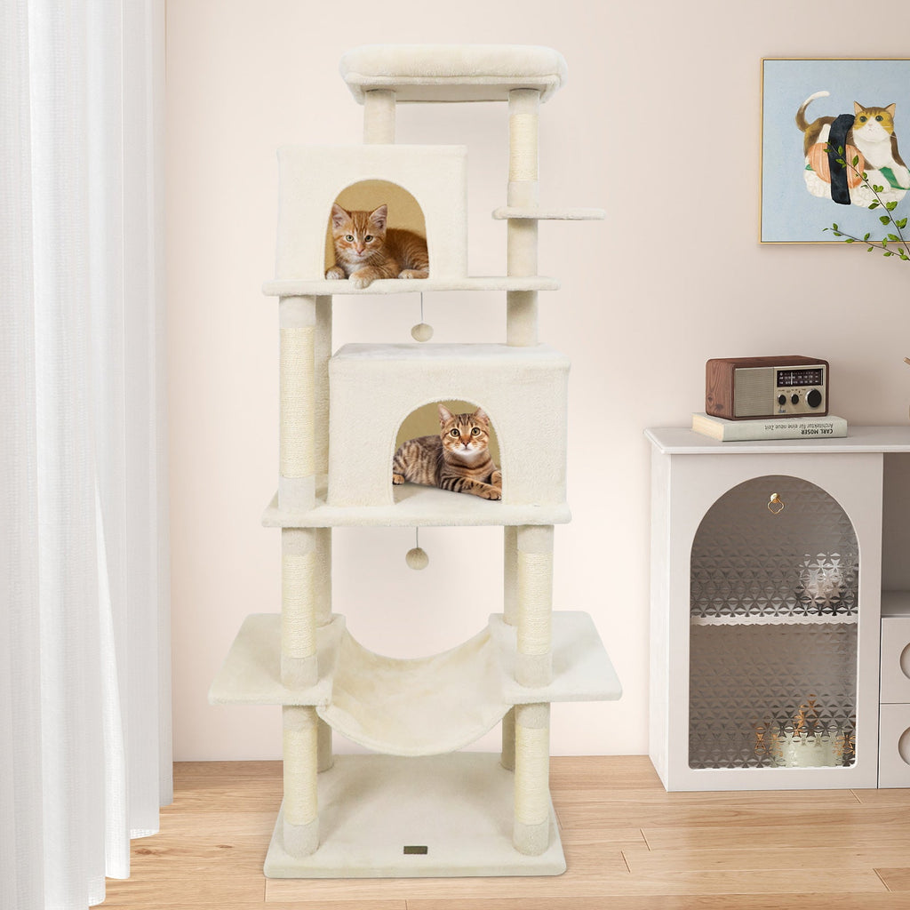 Large Cat Tree for Indoor Cats 70" Tall Cat Tower