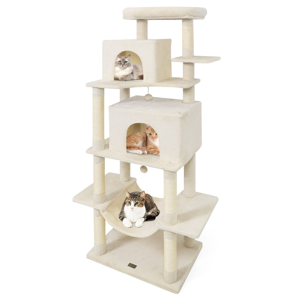 Large Cat Tree for Indoor Cats 70" Tall Cat Tower