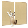 2 Piece Cat Scratcher Mat Set 32 x 20 Inch Natural Sisal Pads