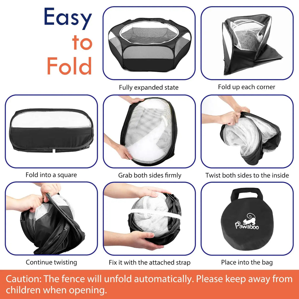 Covered Playpen for Small Animals