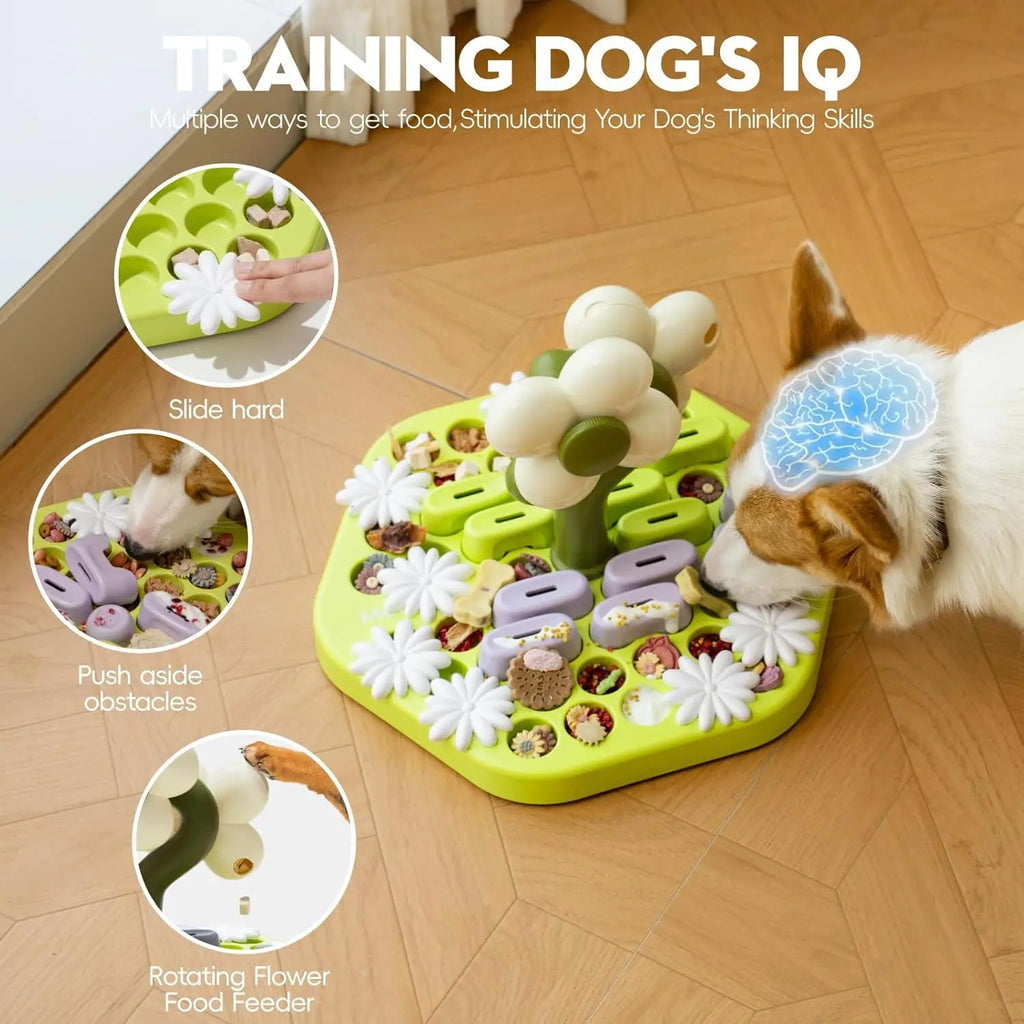 Level 4 Dog Puzzle Toy Enrichment Toys for Dogs IQ Training Dog Slow Feeder Interactive Toys for All BreedsMEWOOFUN Level 4 Dog Puzzle Toy Enrichment Toys for Dogs IQ Training Dog Slow Feeder Interactive Toys for A