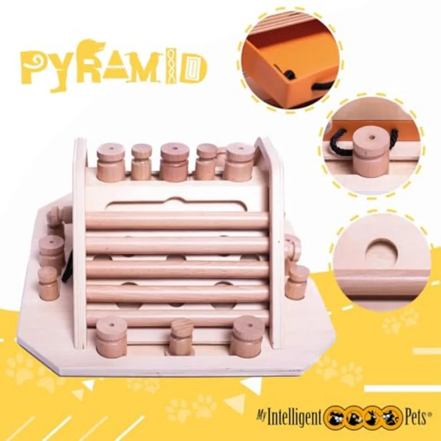 Brain Game, Interactive Puzzle, Boredom Buster & Mental Stimulation Toy for Smart and Active Dogs