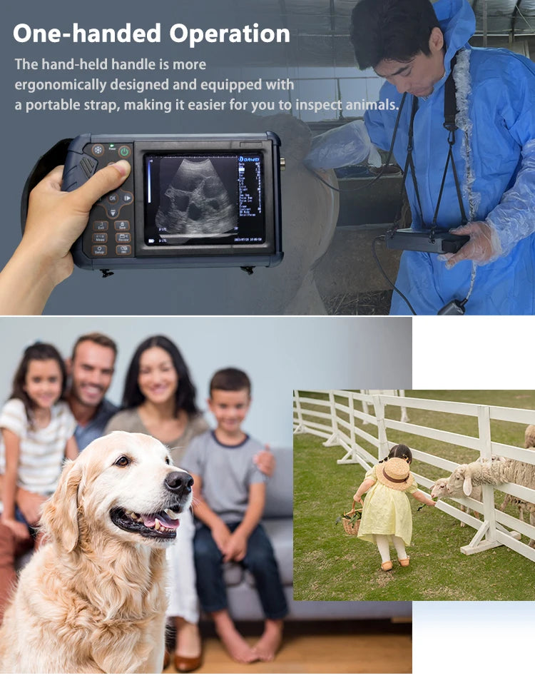 Portable Ultra Pregnancy UV Scanner Vet B-Handheld, (B, BB, 4B, B+M, M) for livestock