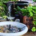 Solar Fountain Energy Saving 180L/h Panel Pump Kit and Garden Decoration Tank for Fish