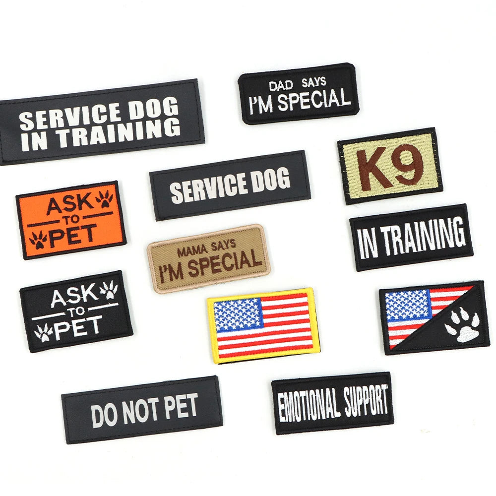 12 Pieces Personalized Patches for Tactical Vest Harness