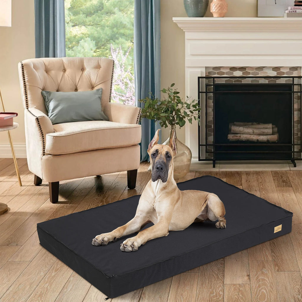 Jumbo Orthopedic Memory Foam Dog Bed, Washable, Waterproof, M, L, XL, 2XL