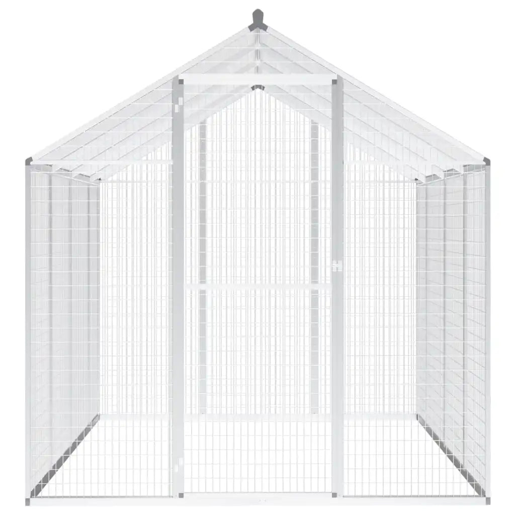 Versatile outdoor aluminum aviary bird home with easy assembly  178x242x192 cm / 178x122x194 cm/183x178x194cm