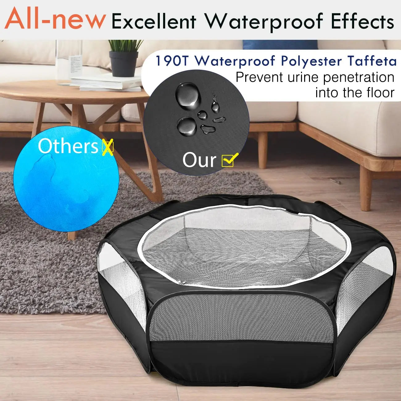 Covered Playpen for Small Animals