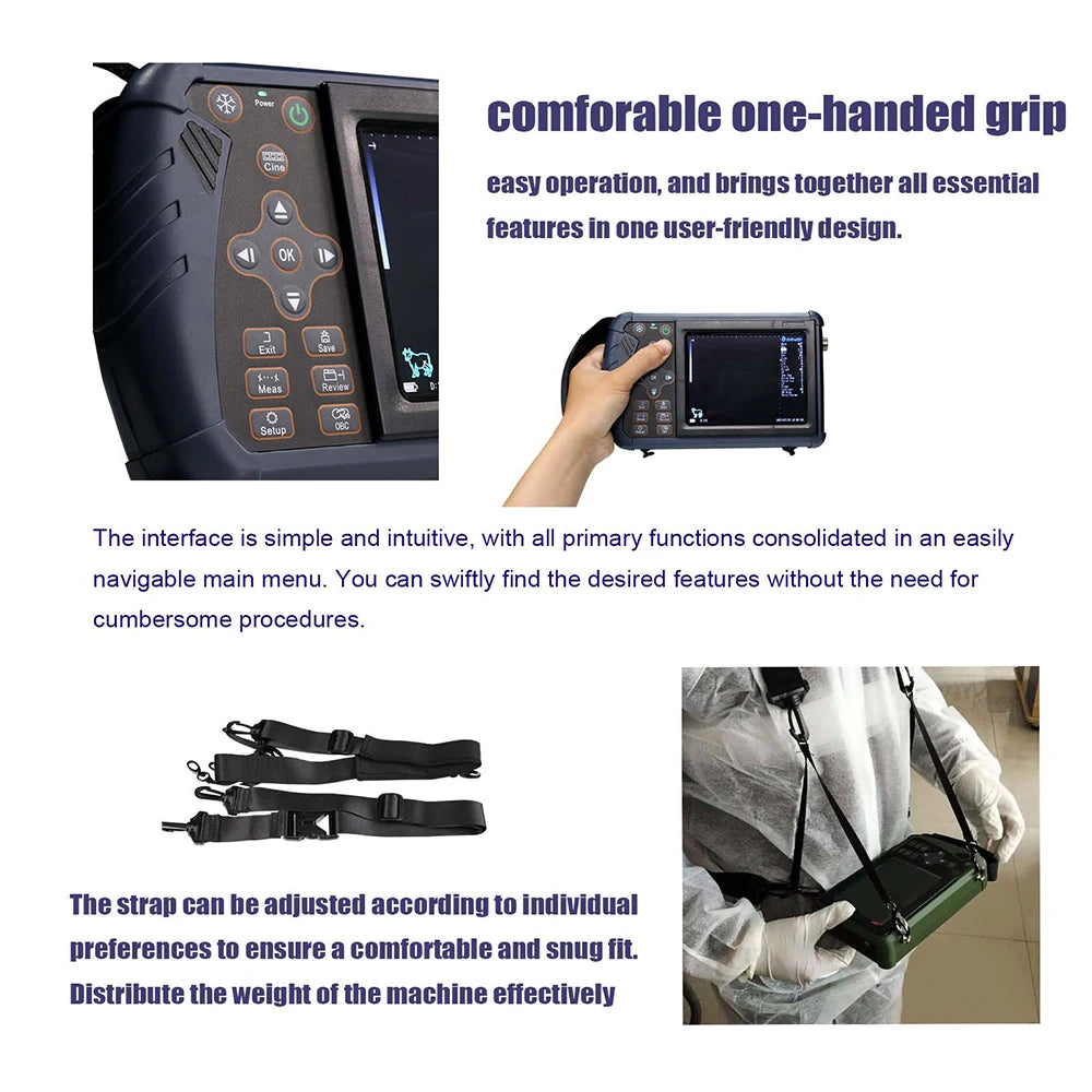 Portable Ultra Pregnancy UV Scanner Vet B-Handheld, (B, BB, 4B, B+M, M) for livestock