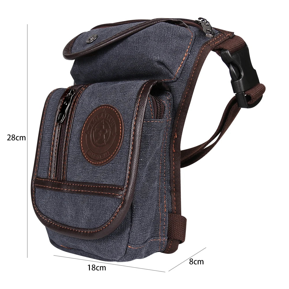 Horse Riding Waist Bag or Drop Leg Bag, High Quality Canvas or Nylon