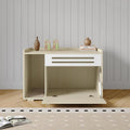 Spacious Hidden Cat Litter Box Furniture, Ventilated, Covered