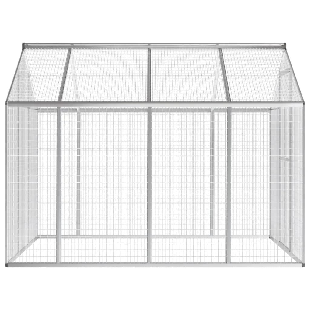 Versatile outdoor aluminum aviary bird home with easy assembly  178x242x192 cm / 178x122x194 cm/183x178x194cm