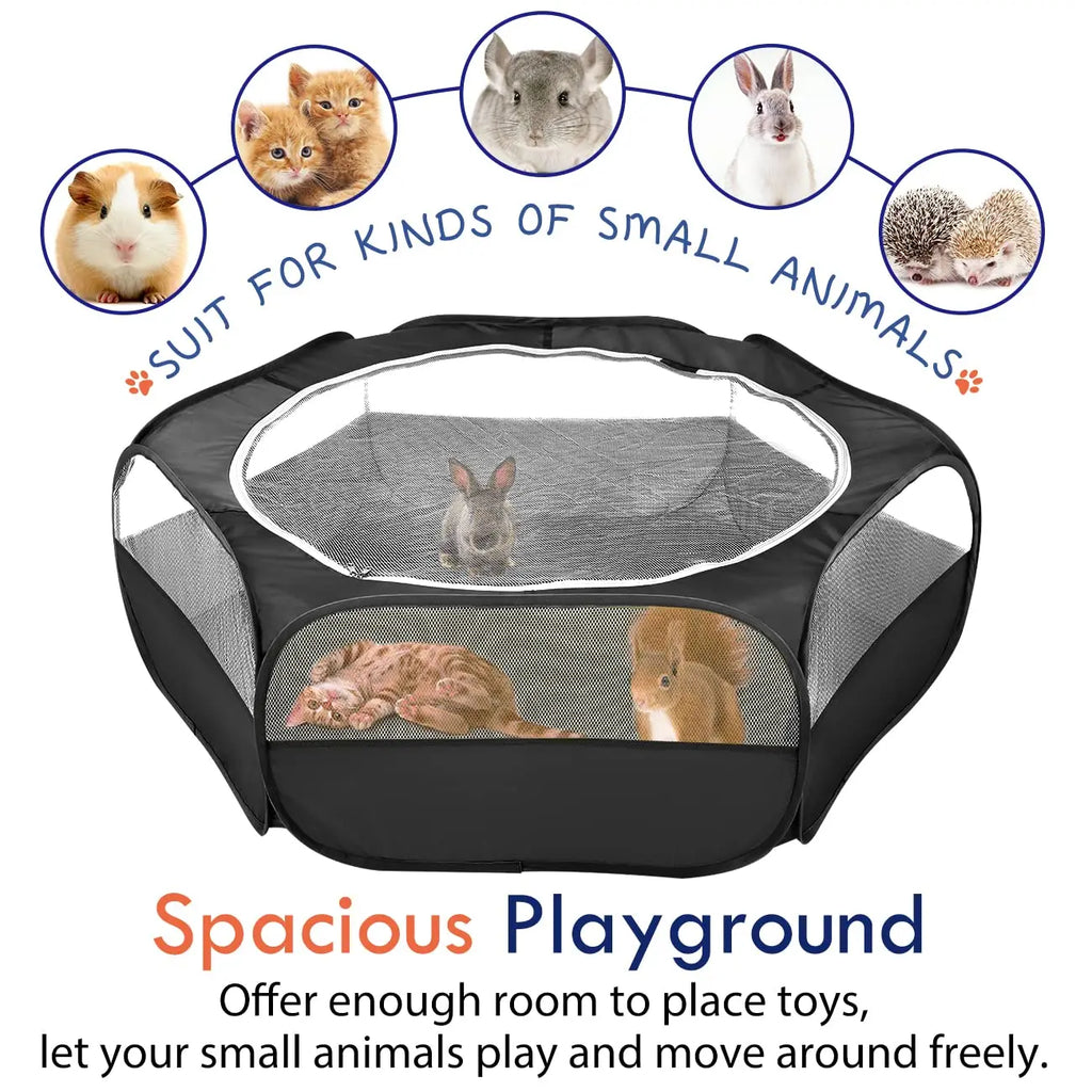 Covered Playpen for Small Animals
