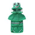 Fashionable Reflective Dog Raincoat, Cute, Hooded, Waterproof Jacket for Big Dogs