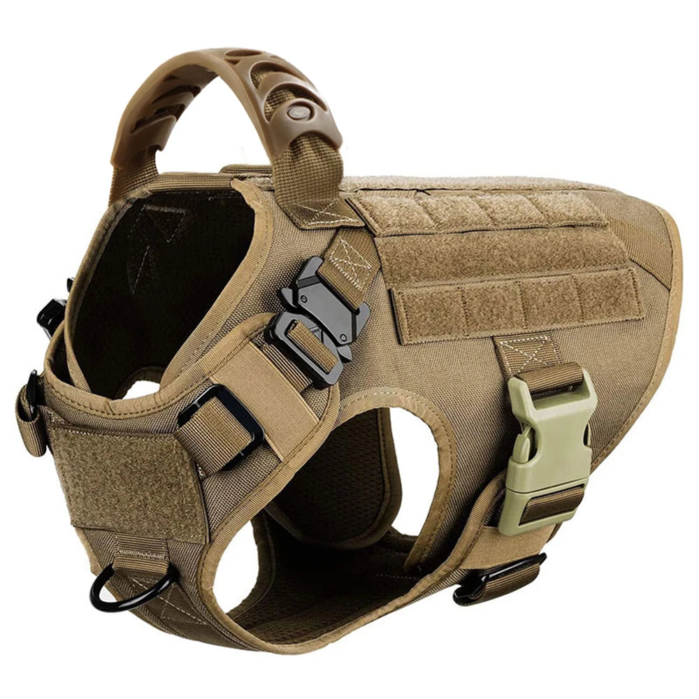 Large Dog Harness And Leash Set, Training Walking Vest Harness And Collar For Medium Large Dogs