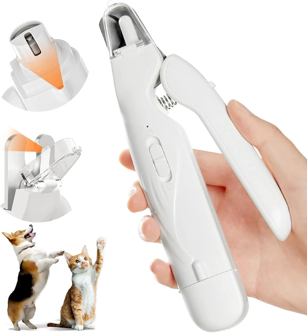 Quiet Pet Nail Grooming Tool, Grinder with 2 LED Lights