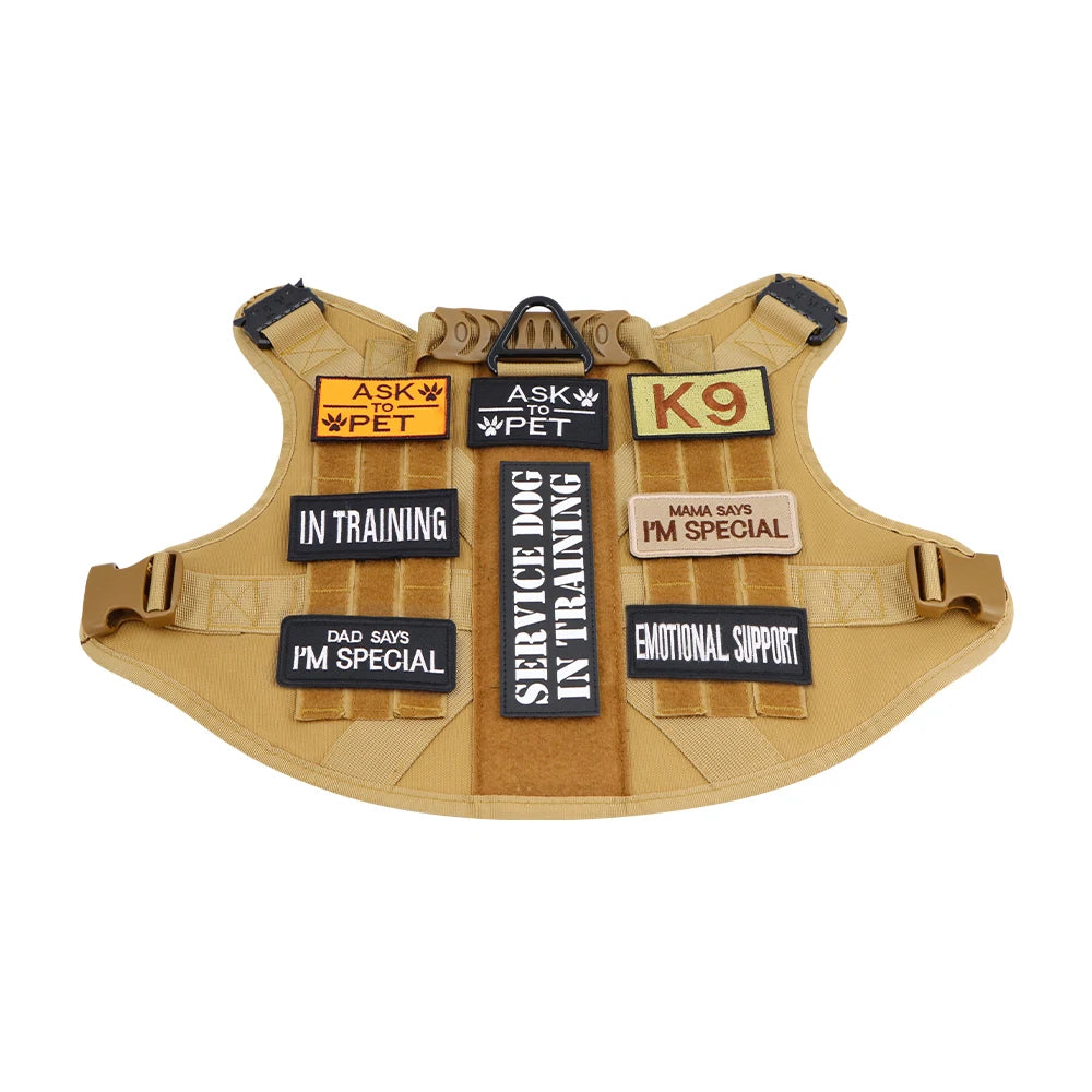 12 Pieces Personalized Patches for Tactical Vest Harness