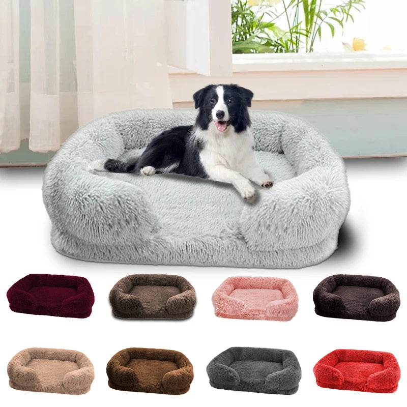 Thickened Orthopedic Bed for Large Dogs, Washable Cover, Durable Furniture