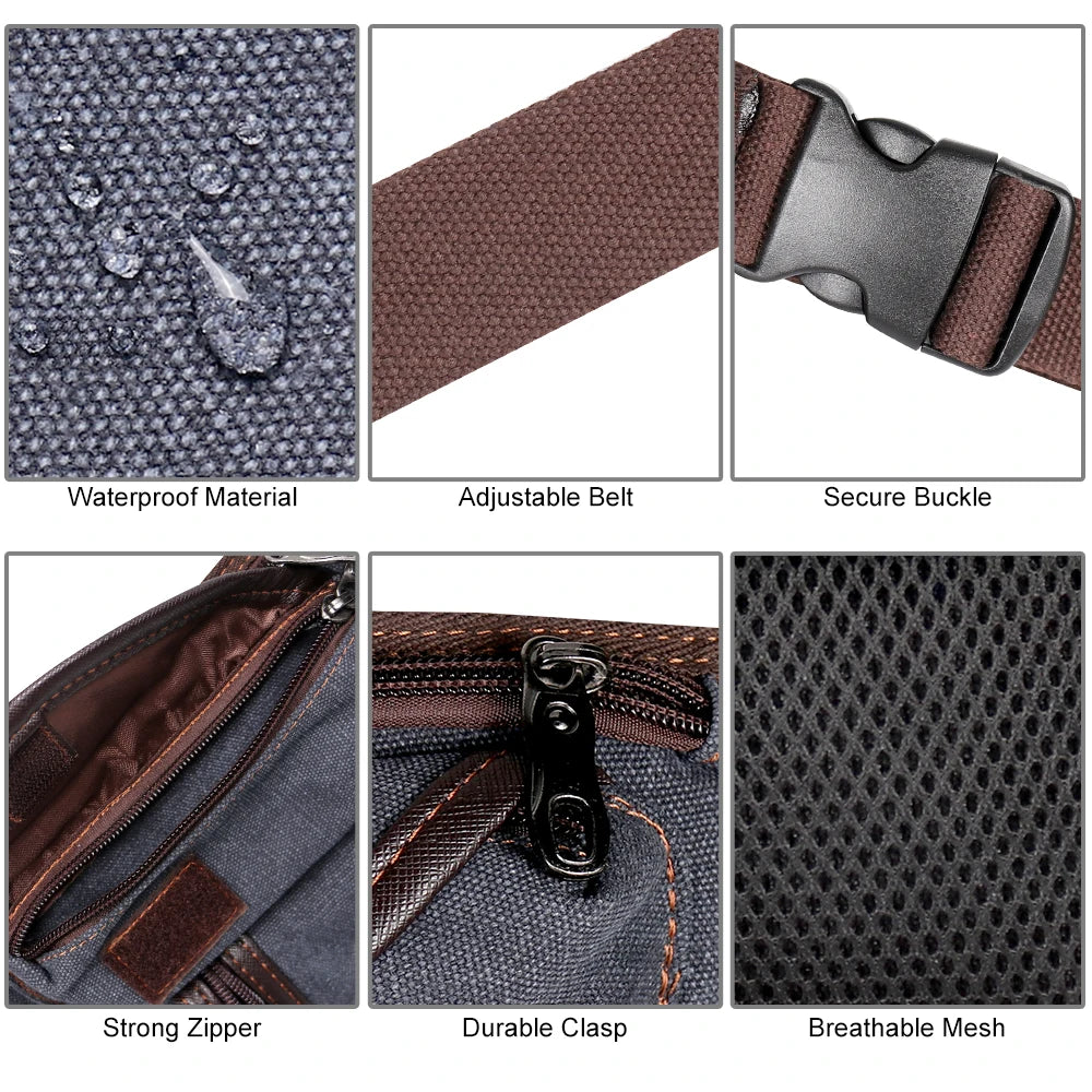 Horse Riding Waist Bag or Drop Leg Bag, High Quality Canvas or Nylon
