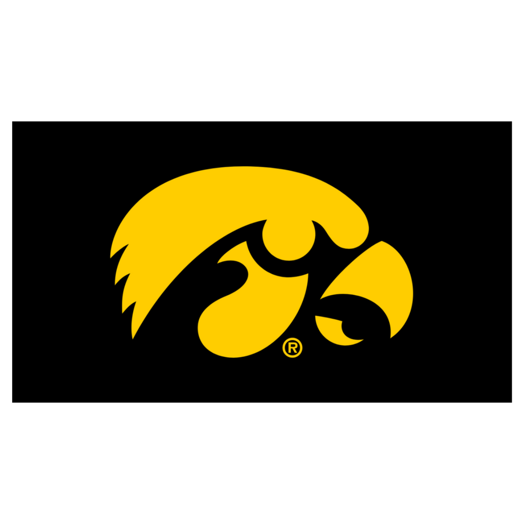 NCAA University of Iowa - Herky the Hawk Knottie® Plush Dog Toy