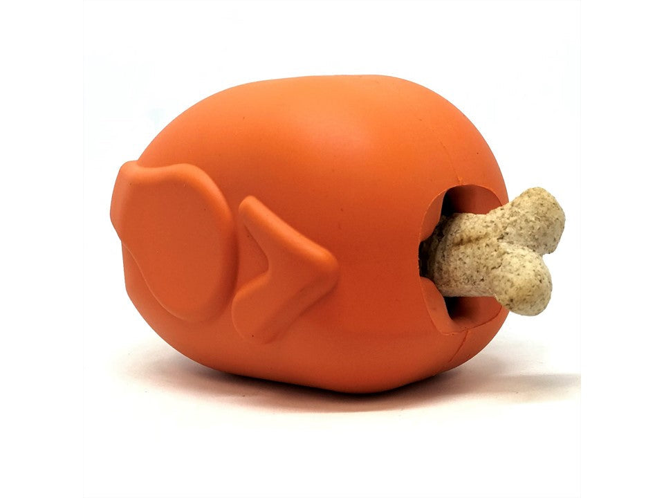 Roasted Turkey Dog Chew Toy & Treat Dispenser - USA Made | SodaPup