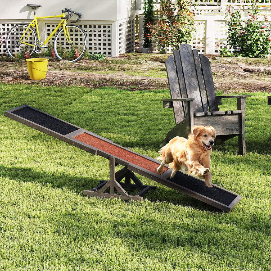 Wooden Dog Agility Seesaw Dog Outdoor Run Game Toy for Obstacle Courses