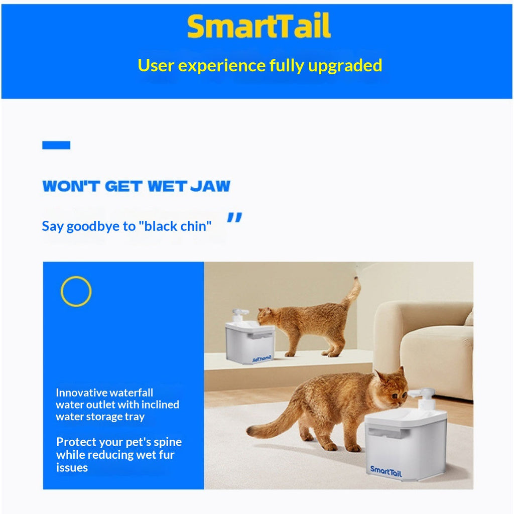 Automatic Sensor-Activated Pet Water Fountain